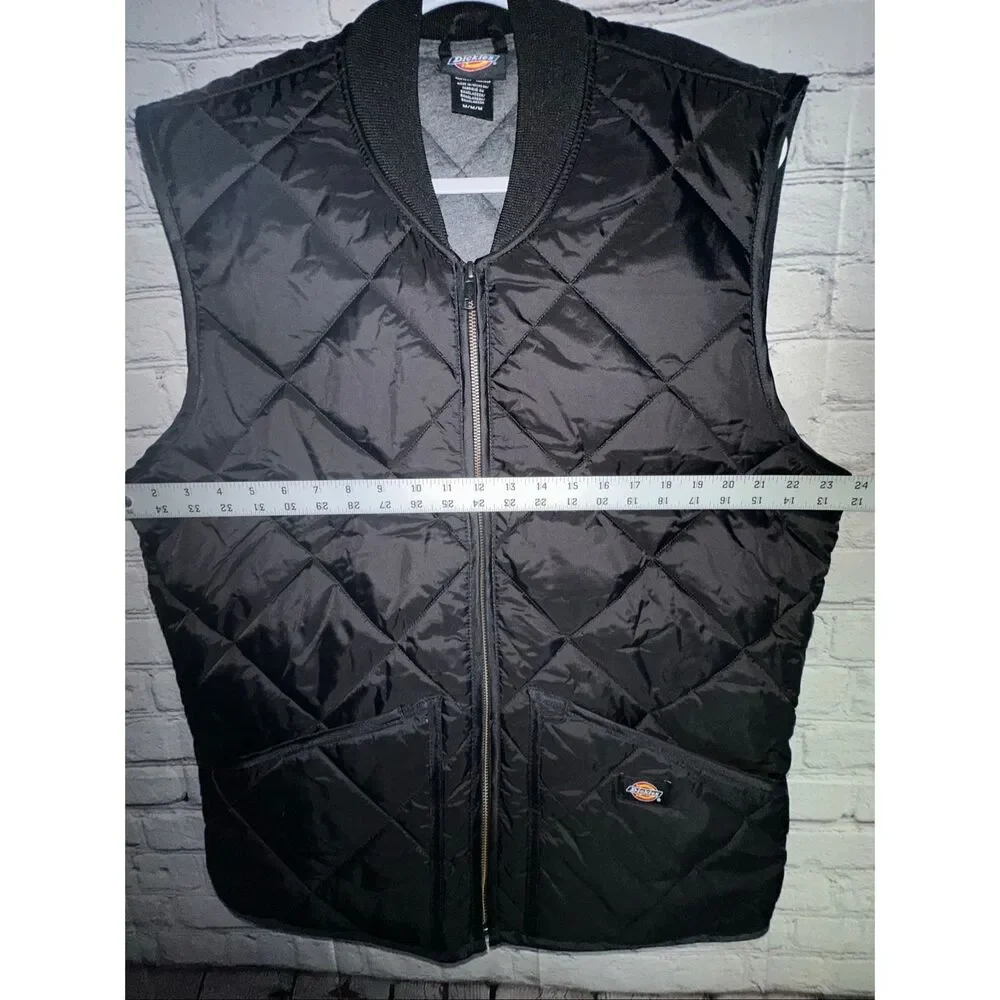 Dickies Men's Medium Big Diamond Quilted Nylon Vest - Picture 10 of 11